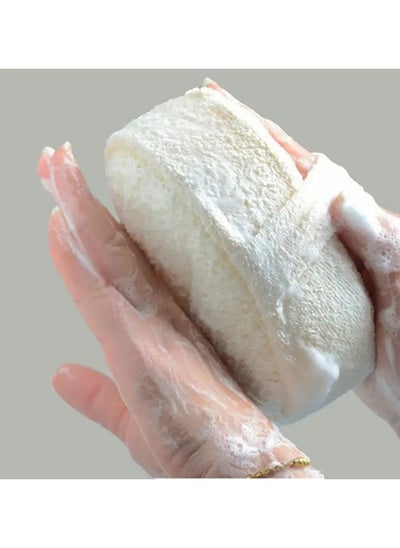 اشتري Natural Loofah Sponge Bath Ball, Rubbing Mud & Ash From Body, Skin Exfoliation & Purification, Cleanse Dead Or Dry Skin في الامارات