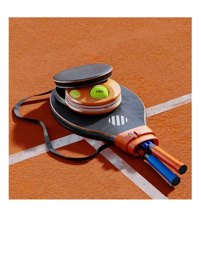 اشتري Tennis Trainer Rebound Baseboard with 2 Long Rope Balls Great for Singles Training Self-Study Practice Tennis Training Tools for Kids Adults Beginners في الامارات