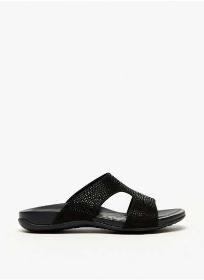 Buy Embellished Slip-On Flatform Sandals in Saudi Arabia