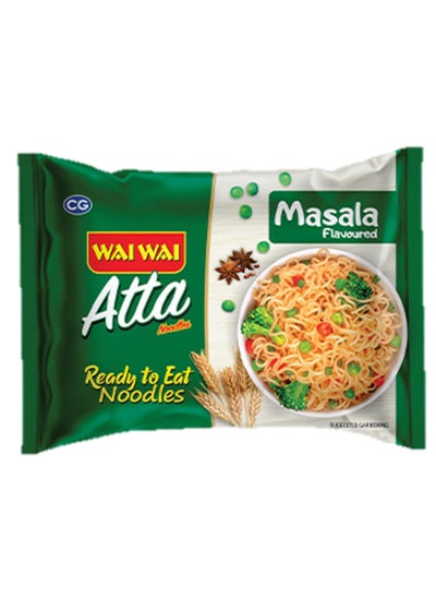 Buy Atta Noodles - Ready To Eat, Instant, Veg Masala Flavor 75 grams in UAE