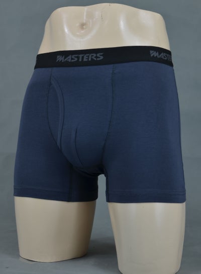 Buy Masters Underwear For Men Classic Boxer Cotton Stretch - Dark Gray in Egypt