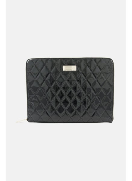 اشتري 14 Inches Quilted iPad Case, Black في الامارات