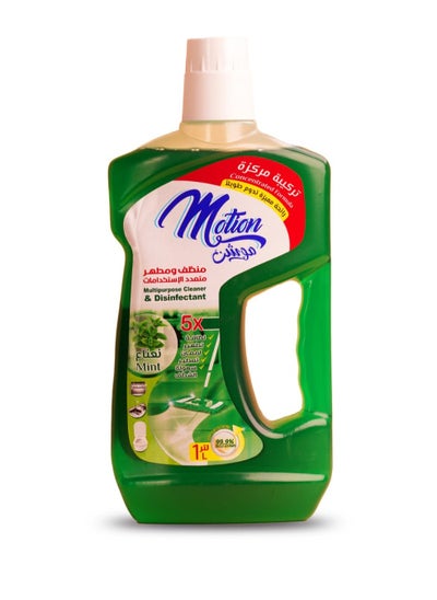 Buy Multipurpose Cleaner Disinfectant Concentrated Formula -  Mint - 1L in Egypt