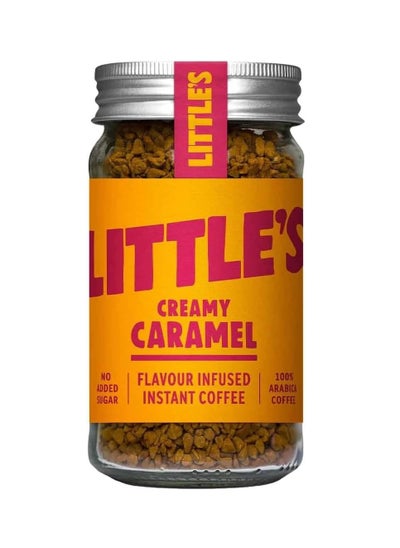 Buy Creamy Caramel Flavour Infused Instant Coffee, No Added Sugar, 50g in UAE