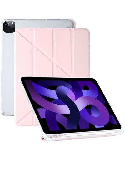 اشتري جراب iPad Pro 11 بوصة 2022/2021/2020/2018 مع حامل قلم رصاص [يدعم شحن الجيل الثاني من قلم رصاص] غطاء مع خاصية النوم / الاستيقاظ التلقائي وظهر صلب شفاف لجهاز iPad Pro مقاس 11 بوصة 4th / 3rd / 2nd / 1st في السعودية