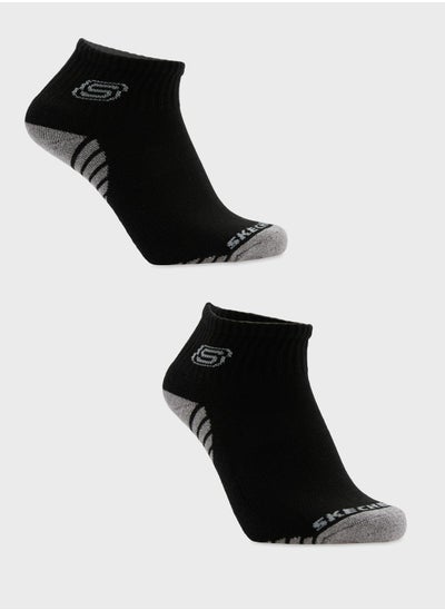 اشتري 3 Pack Terry Qtr Crew Socks في الامارات