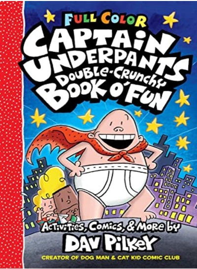 Buy The Captain Underpants Doublecrunchy Book O Fun Full Color by Dav Pilkey Paperback in UAE