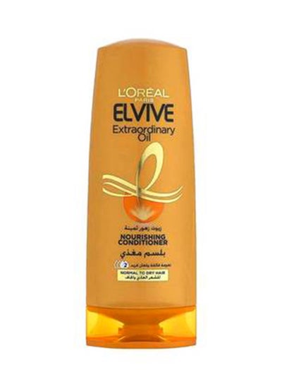 Buy Elvive Extraordinary Oild Nourishing Conditioner Normal and Dry Hairs 360 ml in UAE