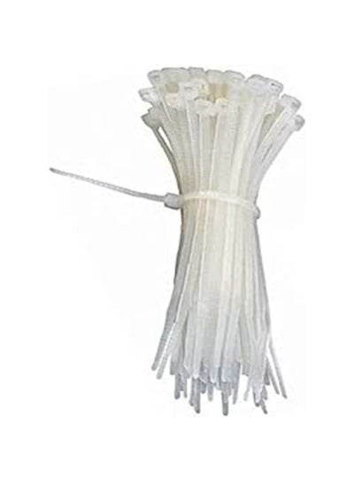 Buy Plastic Drawstring Bag - 100 Pieces - 25cm - White in Egypt