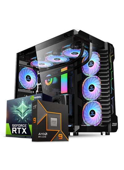 Buy Gaming PC, AMD RYZEN 9 5950X Processor/16GB RAM/ 1TB SSD/8GB Nvidia Geforce RTX 3070 Graphics Card/  Liquid Cooler 360MM/ Windows 11 Pro Black in UAE