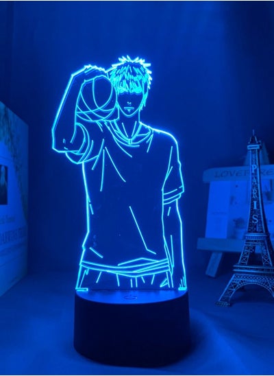 Buy 3D Illusion Lamp LED Multicolor Night Light Anime Kuroko Basketball Gift for Boys Kids Room Decor Table Lamp ChristmasKuroko's Basketball in UAE