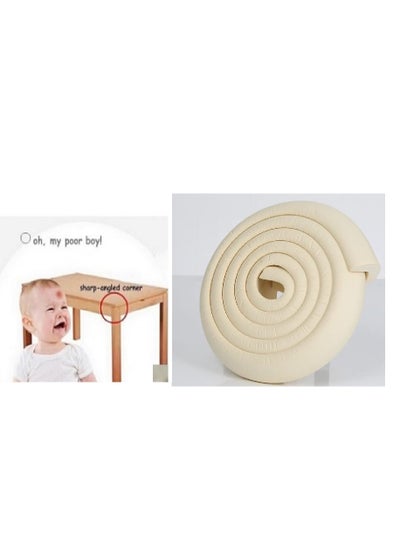 Buy Corner protector - Shock absorbing corner protector for furniture and desks to protect children - 2 meter tape affixed to the edges and corners for children’s safety in Egypt