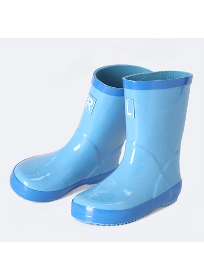 Buy Kids Rain Boots Non-Slip Reflective WaterproofBlue Blue in Saudi Arabia