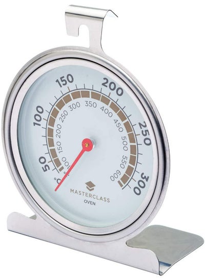 اشتري Masterclass Deluxe Large Stainless Steel Oven Thermometer 10Cm, Carded في الامارات