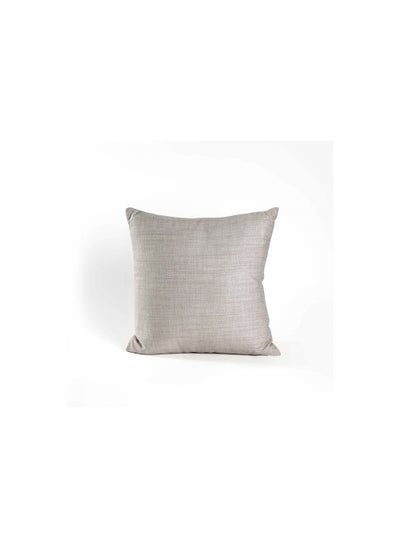 Buy Braxtor Textured Filled Cushion 45x45cm - Sand in UAE