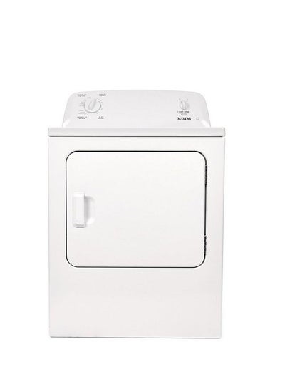 Buy Maytag 2 Knobs Front Load Air Vented Dryer, 7 kg Capacity, White - 4KMEDC410JW in Saudi Arabia
