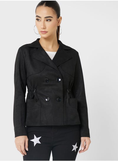 Buy Suede Look Jacket in UAE