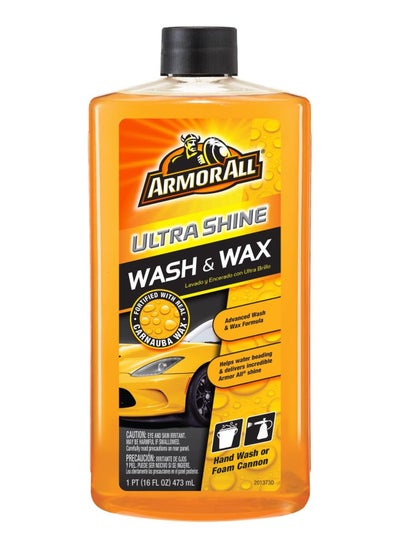 Buy Armor All Wash and Wax Speed Shine 1L, multi-colour, Car Wash and Wax Shine, 25178 in UAE