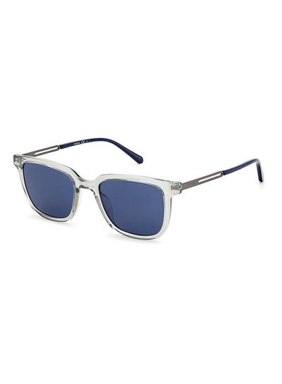 Buy Men's UV Protection Square Sunglasses - Fos 3130/G/S Cry Grey 54 - Lens Size 54 Mm in UAE