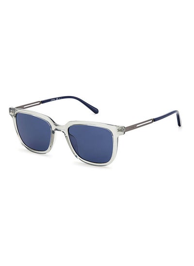 Buy Men's UV Protection Square Sunglasses - Fos 3130/G/S Cry Grey 54 - Lens Size 54 Mm in UAE