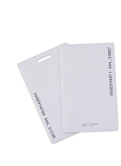 Buy RFID 125khz Proximity clamshell ID thick card TK4100(number printed card) compatible with EM4100 support ID Smart card entry access control system,key card,membership card (Not for Copy) 200  pieces in UAE