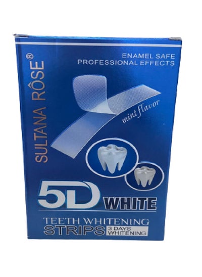 اشتري 5D White Teeth Whitening 3Days Whitening Consists of 7 strips في السعودية