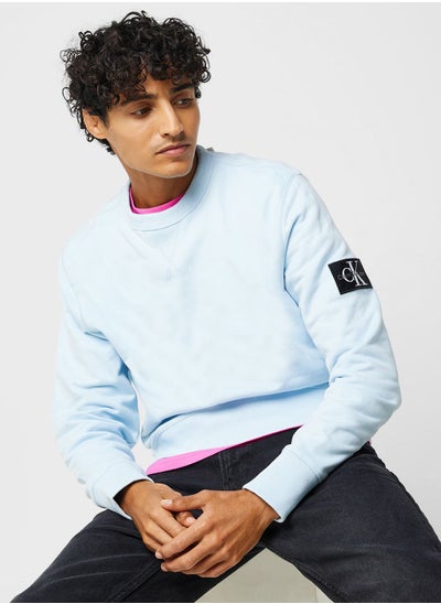 Buy Badge Crew Neck Sweatshirt in UAE