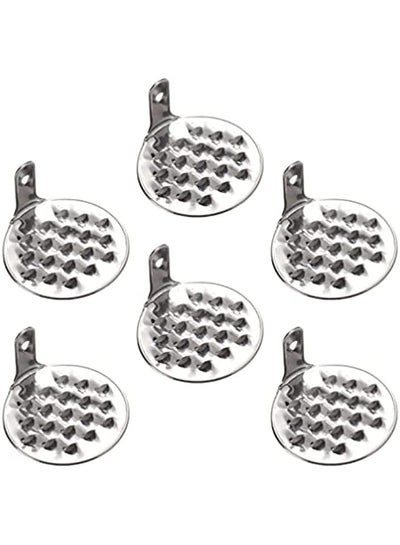 Buy 6 Pcs Bean Jelly Scraper Stainless Steel Jelly Scraping Scraper Chinese Pasta Liang Pi Maker Cheese Butter Grater Zester for Kitchen Gadgets Silver in Saudi Arabia