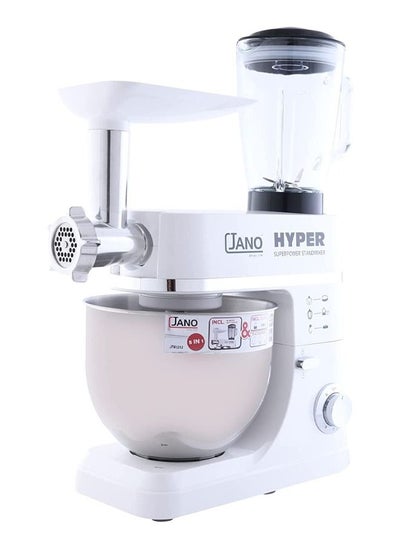 اشتري Superpower Stand Mixer 7 L 1200 W JN1212 White/Silver/Black في السعودية