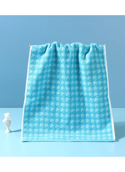 اشتري Houndstooth Adult Towel (Blue) في السعودية