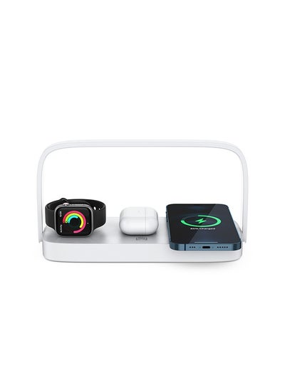 اشتري Mobile Phone Watch Earphone Three In One Mobile Phone Wireless Charging Small Night Light Mobile Phone Charging Bracket في السعودية