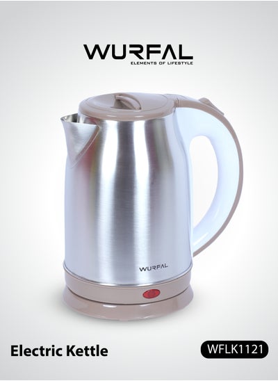 اشتري Electric Kettle, Stainless Steel Body, Automatic Cut Off 1.8 L 1500 W في السعودية