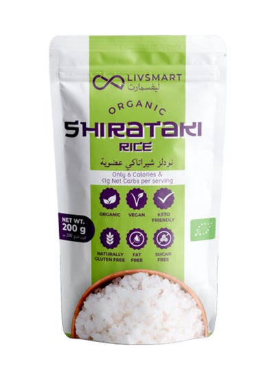اشتري Livsmart Organic Shirataki Rice 200g في الامارات