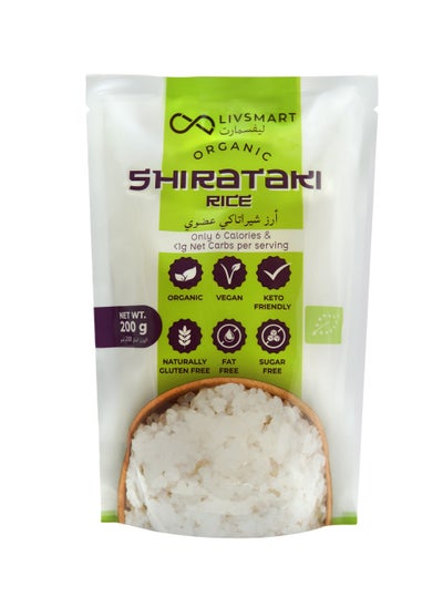 Buy Livsmart Organic Shirataki Rice 200g in UAE