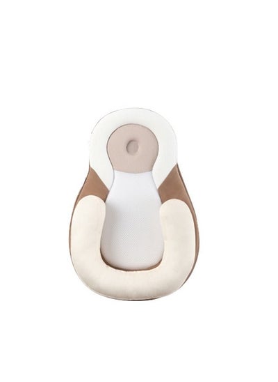 Buy Baby Correction Anti Deviation Head Pillow Side Sleeping Pillow Positioning Pillow Brown in Saudi Arabia