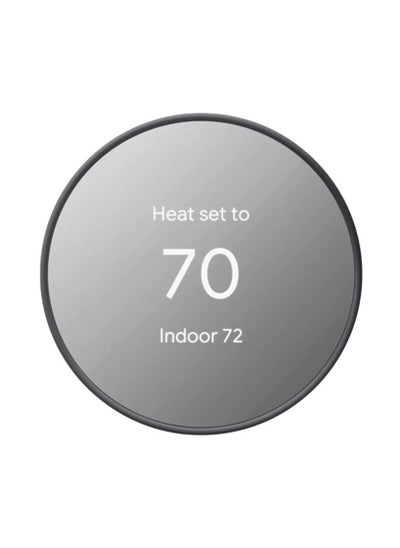 Buy Nest 4th Gen Programmable Smart Wi-Fi Thermostat for Home GA02081-US – Charcoal in UAE