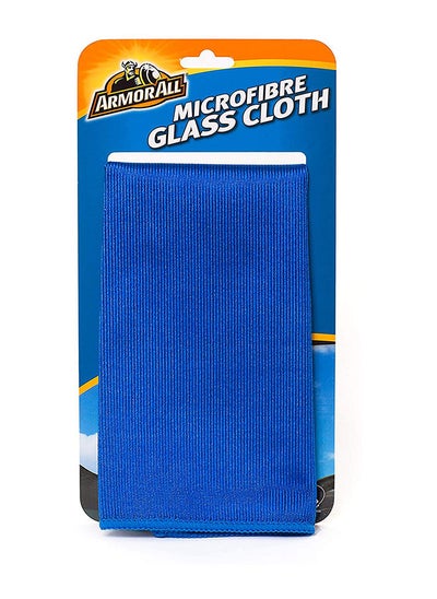 Buy Armor All 40013 Microfiber Glass Cloth Blue in UAE