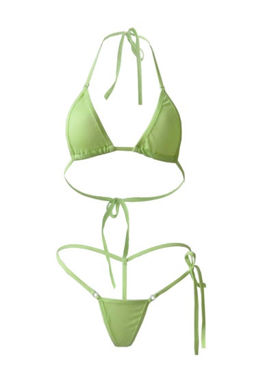 Buy Women's String Bikini Swimsuit Comfortable Bikini Set in UAE