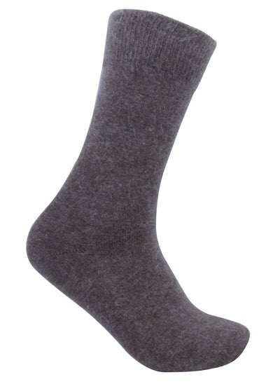 Buy Long winter wool socks light brown high quality  Saudi made in Saudi Arabia