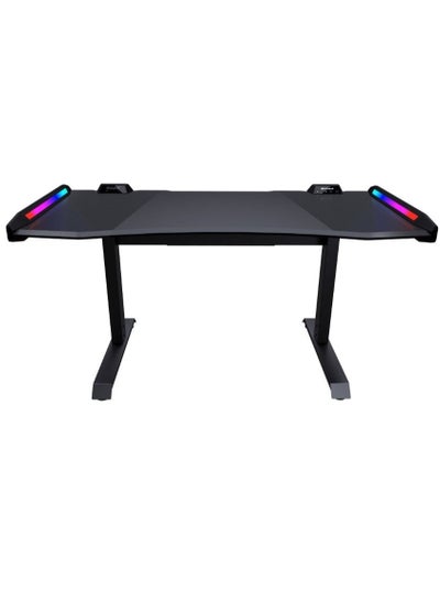 اشتري Cougar Mars Gaming Desk, Dual- RGB Lighting Effect, Steel Frame, Carbon Fiber | 3M1501WB.0001 في الامارات