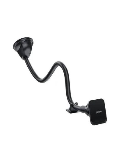 Buy Long Leg Magnetic Mobile Holder For Car Windshield Black in UAE