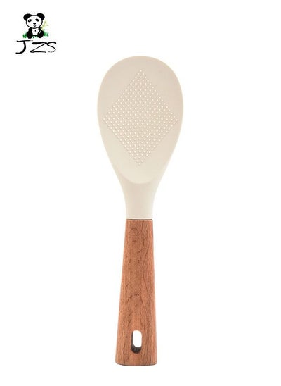 اشتري Rice Paddle Non Stick Rice Scooper Silicone Standing Rice Spoon Paddle في السعودية