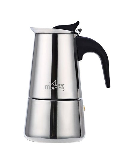 اشتري Any Morning Stainless Steel Stove Top Espresso Maker 300ML في الامارات