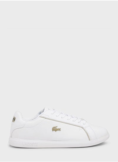 Buy Graduate Metallic Lace Up Sneakers in Saudi Arabia