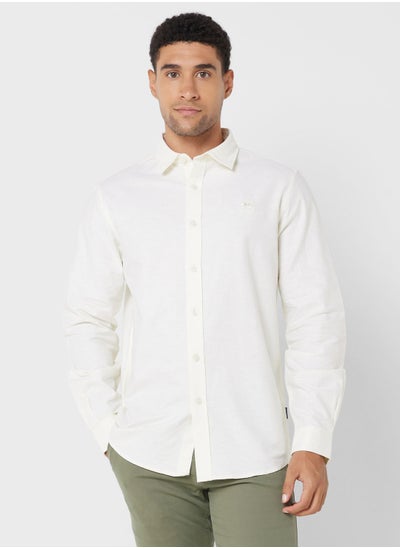 Buy Logo Slim Fit Shirt in UAE