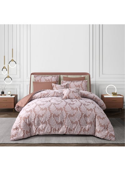 Buy 8-PIECE Rosie Comforter Set Microfiber King Size 240x260 cm in Saudi Arabia