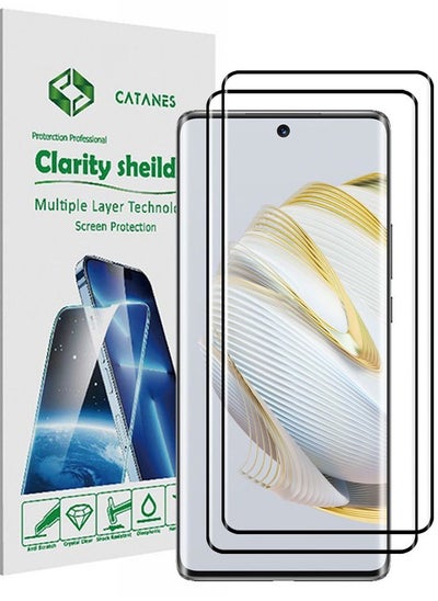 اشتري 2 Pack For Huawei Nova 10 SE Screen Protector Tempered Glass Full Glue Back في الامارات