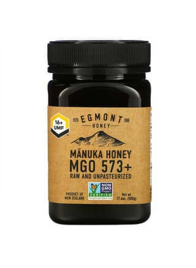 Buy Egmont Honey, Manuka Honey, Raw And Unpasteurized, 573+ MGO, 17.6 oz (500 g) in UAE