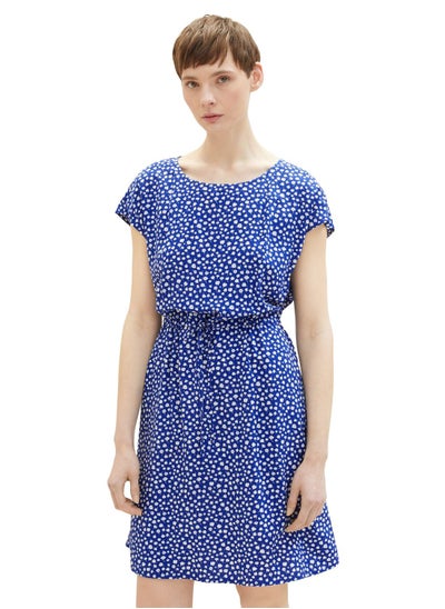 Buy Printed Round Neck Dress in UAE