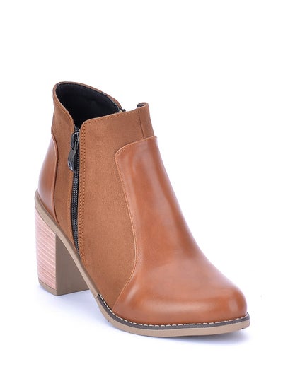 Buy Ankle boot leather & suede-Havan in Egypt
